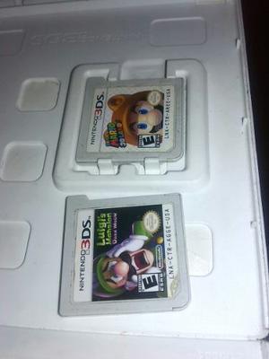 Juegos Super Mario Land 3ds Y Luigi's Mansion Dark Moon