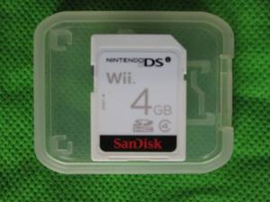 Memoria Sdhc De 4gb Sandisk Para Nintendo Wii O Ds