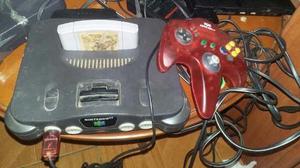 Nintendo 64 Con Un Control Y Un Juego