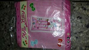 Colchoneta Colchón Flotador Inflable De Hello Kitty