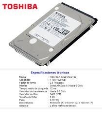 Disco Duro Toshiba 1 Terabyte