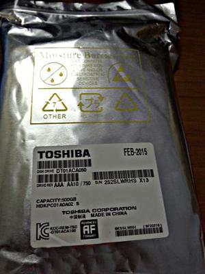 Disco Duro Toshiba 500 Gb-nuevo, Sellado