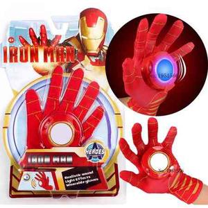 Guante Iron Man Con Luz Y Sonido Avengers