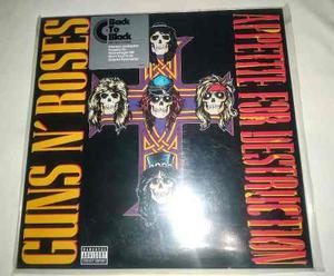 Lp Guns N' Roses Apetite For Destruction Importado 180 Grms