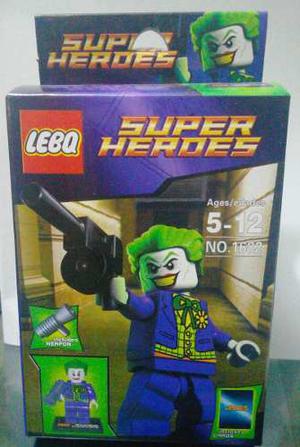 Minifigura Lego Guasón Batman Robin Gatubela Harley Quemm