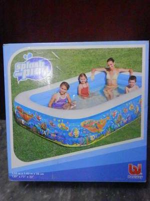 Piscina Familiar Inflable Rectangular 305x183x56 Cm Bestway