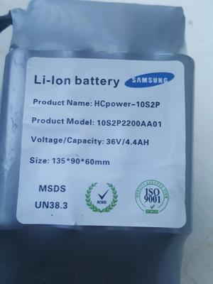Batería Para Patinetas Eléctricas Samsung 36v 4.4 Ah