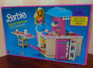 Cocina De La Barbie 80pzas (nueva Nunca Sacada De Su Caja)