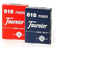 Juego De 2 Masos Cartas De Poker Fournier 818 Roja Y Azul