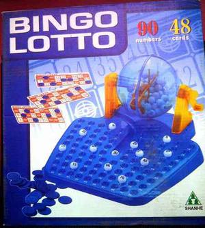 Juego De Bingo Tombola Con 48 Carton Plastico Lotto