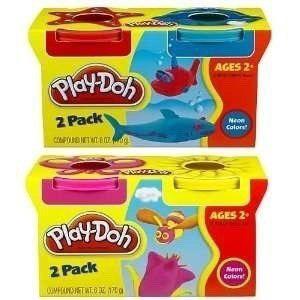 Play Doh Plastilina Set De 2 Colores De Hasbro
