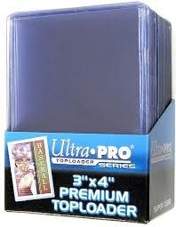 Top Loader Premiun 25 Unidades By Ultra Pro De 3 X 4