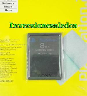 Memory Card Sony Ps2 8mb Playstation