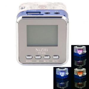 Mp3 Mini Speaker (corneta) Digital Recargable Nizhi Tt-028