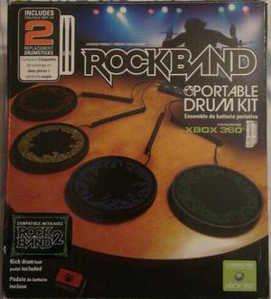 Oferta Batería Rockband Original Portable Para Xbox 360
