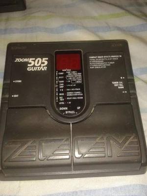 Pedal Multiefectos Zoom 505 Guitarra -efectos