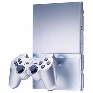 Playstation 2 Plateado Slim Platinum