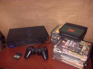 Playstation 2 - Ps2 (original) Chipeado + 50 Juegos