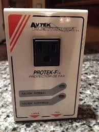 Protector Regulador Avtex Fax Telefonos Router Moden Dos