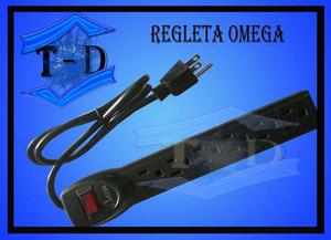 Regleta Electrica Omega 6 Salidas Nema 5-15