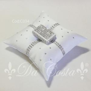 Cojin,almohada Para Anillos,aros,arras, Boda,matrimonio