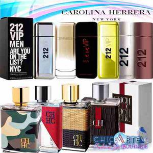 Perfumes Caballero Hugo Boss Ch 212 Vip Paco Rabanne Oferta