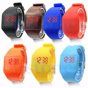 Relojes Led Silicon Unisex Pantalla Tactil Digital Touch Lcd