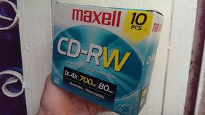 Cd Reescribibles Cd-rw 700 Mb Maxell