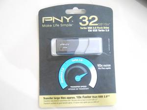 Pendrive Pny 32gb Turbo Usb 3.0 Flash Drive