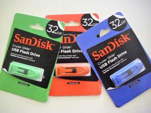 Pendrive Sandisk Cruzer Glide De 32 Gb Usb Flash Drive