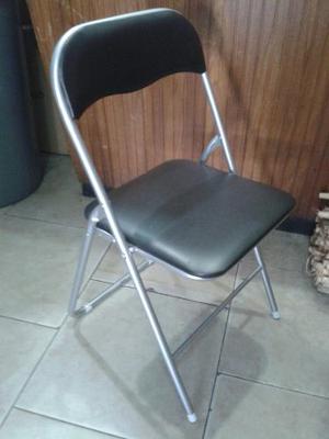 Silla Plegable Metal Tapizada Mejor Imposible