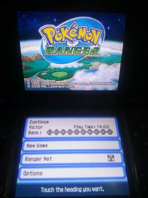 Pokemon Ranger Nintendo Ds