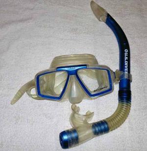 Set De Careta Y Snorkel U.s. Divers