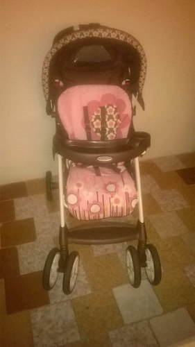 Coche Con Portabebe Marca Graco Usado Impecable