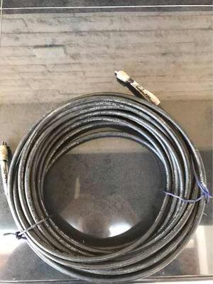 Cable Coaxial Rg8 Con Conectores Pl259 Macho En Sus Extremos