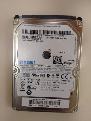 Disco Duro Samsung Para Laptop De 250 Gb Sata