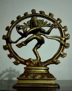 Escultura De Bronce Dios Hindu Shiva Nataraja