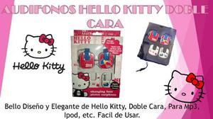 Audifonos Hello Kitty Doble Cara