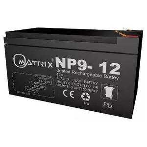Baterias Ups 12v 9 Amp Lamparas De Emergencia Marca Matrix