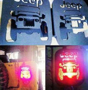 Protectores Faros Traseromica Jeep Cj5/cj7/wrangler (el Par)