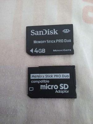 Memoria Micro Sd Para Psp 4gb Y 8gb
