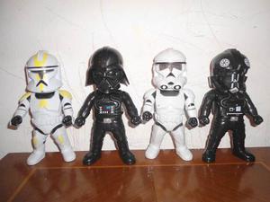 Figuras Star Wars Set De 4 Con Sonido De Coleccion