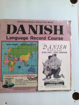 Idiomas Danish (danés) Lang Record Course Lp 33 Cd Oferta