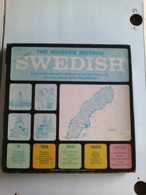 Idiomas Swedish Curso 4 Disco Lp 2 Manuales Oferta Remate