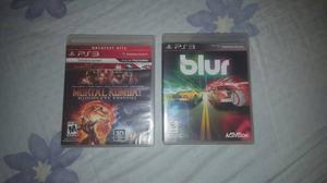 Juegos De Ps3 Mortal Kombat 9 Complete Edition Y Blur