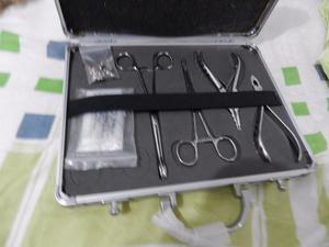 Kit De Pinzas Para Colocar Piercing + Estuche