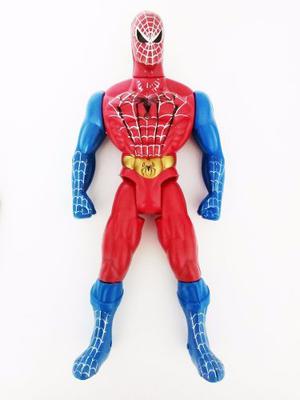 Muñecos Vengadores Capitan Iron Man, Spiderman 20cm Con Luz