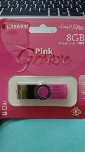 Pen Drive 8gb Kingston 2.0 Rosado Original Sellado Blister