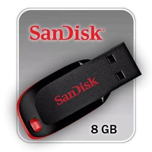 Pen Driver 8 Gb Sandisk Cruzer Blade - Nuevo Sellado Origina