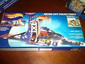 Pista Hotwheels Metro City Police Force